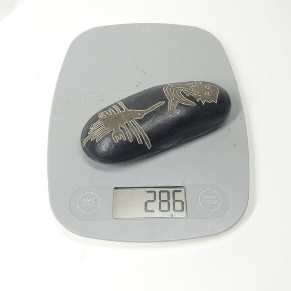 Nazca Line Drawing Stone Bird & Fish Peruvian - Picture 8 of 8